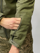 Армейская куртка SoftShell водонепроницаемая, теплая, цвет олива, XL - изображение 15