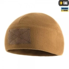 M-Tac шапка Watch Cap Elite фліс (320г/м2) з липучкою під патч Coyote Brown Розмір М - зображення 4