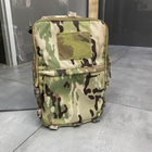 Підсумок-рюкзак сухарний на плитоноску з Моллі, Мультикам, WINTAC, Cordura 1000D, сумка сухарна тактична, сумка сухарка армійська - зображення 3