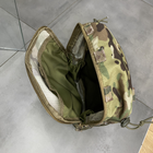 Подсумок-рюкзак сухарный на плитоноску с Молли, Мультикам, WINTAC, Cordura 1000D, сумка сухарная тактическая, сумка сухарка армейская - изображение 5