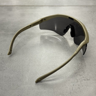 Очки защитные баллистические Revision Sawfly Max Tan 499, р. L, большие, очки тактические сертифицированные - изображение 5