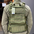 Плитоноска / жилет тактический Defcon5 Carrier Vest с поясом, Олива, на Молли - изображение 3