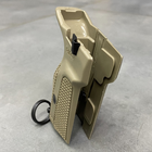 Рукоятка пистолетная для ПМ, FAB Defence PM-G L, под левую руку, цвет – Койот, рукоятка для ПМ с кнопкой сброса Койот (243963) - изображение 4