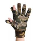 Тактичні повнопалі рукавички зі знімними пальцями Камуфляж (120099) Kali - зображення 3