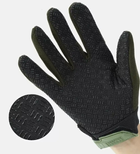 Тактические перчатки Adventure противоскользящие универсальный на липучке Оливковый (2399251) Kali - изображение 7