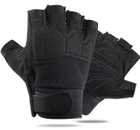 Тактические перчатки без пальцев L на липучке FQTAC039 Черный (2399413) Kali - изображение 5