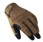 Перчатки полнопалые с защитой на липучке FQTACMI005 Песочный XL (16093) Kali - изображение 3