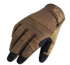Перчатки полнопалые с защитой на липучке FQTACMI005 Песочный XL (16093) Kali - изображение 7
