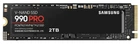 Накопичувач SSD 2ТB Samsung 990 PRO M.2 2280 PCIe 4.0 x4 NVMe V-NAND MLC (MZ-V9P2T0BW) 80 х 22 х 2.3 мм