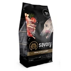 Сухий корм для собак всіх порід Savory зі свіжим м'ясом качки та кроликом