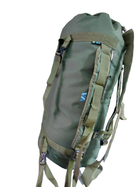 Сумка баул рюкзак походный оливковый VA 100 л - изображение 6
