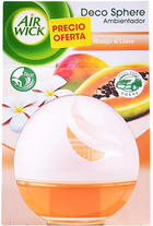 Odświeżacz powietrza Air Wick Deco Sphere Mango and lime 75 ml (3059946079028) - obraz 1