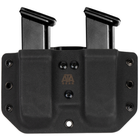 Паучер ATA Gear Double Pouch ver. 1 для магазину Glock-17/22/47 9mm, .40 Чорний 2000000142623 - зображення 6