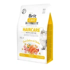 Сухой корм для кошек Brit Care Cat GF Haircare Healthy & Shiny Coat со сложным уходом за шерстью с лососем и курицей