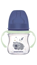 Бутылка антиколиковая с широким отверстием 120 мл Easystart Sleepy Koala Canpol babies Голубая (5901691881648)