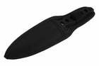 Метальні ножі набір 030 з 3 штук, важкі клинки чорного кольору - зображення 3