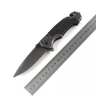 Нож складной 4022 со стеклобоем и стропорезом цвет серый - изображение 3