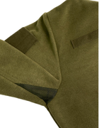 Кофта Tactic4Profi флис хаки с капюшоном с вышивкой Орнамент№2 р. 5XL (58) - изображение 5