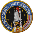 Нашивка Nasa 100th Space Shuttle Mission SHU1 - изображение 1