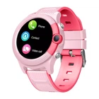 Детские смарт часы-телефон для девочки Lemfo D36 Pink с GPS, поддержкой 4G и вибрацией