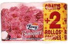 Papier toaletowy Foxy Bouquet Color 3 Layers 4 + 2 rolls (8437005901452) - obraz 1