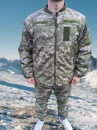 Куртка Бушлат з підстібкою зимовий КВВЗ ШВВЗ нового зразка ВСУ ММ14 подвійний водонепроникний 56 - зображення 12
