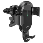 Автомобильный держатель Hoco CA105 Wireless c функцией беспроводной зарядки, Black