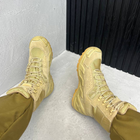 Мужские Нубуковые Ботинки на подошве NUBES I-RUBBER / Водонепроницаемые Берцы VANEDA койот размер 46 - изображение 5