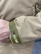 Куртка тактическая WOLFTRAP Softshell, цвет Койот, размер XL, зимняя мужская куртка софтшелл для военных - изображение 5