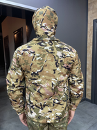 Куртка тактическая, Softshell, Yakeda, Мультикам, размер XL, демисезонная флисовая куртка для военных софтшелл - изображение 3
