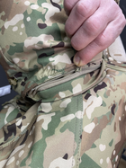 Куртка тактична зимова Softshell, Single Sword, Мультикам, розмір 3XL, тепла зимова куртка для військових софтшел - зображення 7