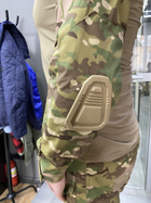 Военная форма Attack (убакс + брюки), хлопок-рипстоп, Мультикам, размер M, с наколенниками и налокотниками - изображение 3