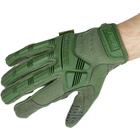 Тактичні рукавички Mechanix M-Pact S Olive Drab (MPT-60-008) - зображення 3