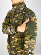 Тактическая флисовая кофта ВСУ FLEECE 320 POLAR, ТТХ мультикам, с усилением softshell 54 - изображение 4