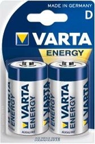 Baterie Varta Energy Alkaliczne R20 typ D 2 szt (BAVA 4120) - obraz 1
