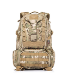 Рюкзак тактический военный с карманом для шлема, каски и съемным Рпс поясом YAKEDA 55L Multicam KYF050 - изображение 10