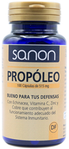 Натуральна харчова добавка Sanon Propoleo 515 мг 100 капсул (8437013869348) - зображення 1