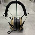 Навушники тактичні Earmor M31, активні, NRR 22, колір – Койот, активні навушники військові (243810) - зображення 6