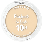 Puder Miss Sporty Perfect To Last 10H Long Lasting Pressed Powder 010 Porcelain 9 g (3616302970421) - obraz 1
