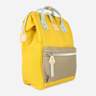 Жіночий рюкзак Himawari Tr23185-3 Темно-бежевий/Жовтий (5902021135936) - зображення 3