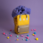 Жіночий рюкзак Himawari Tr23185-3 Темно-бежевий/Жовтий (5902021135936) - зображення 14