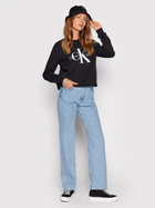 Bluza damska bez kaptura Calvin Klein Jeans J20J219140-BEH S Czarna (8719855869008) - obraz 3
