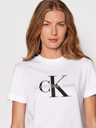 Футболка жіноча Calvin Klein Jeans J20J219142-YAF XL Біла (8719855868148) - зображення 4