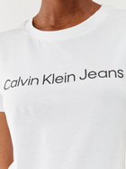 Koszulka damska basic Calvin Klein Jeans J20J220253-YAF L Biała (8719856759919) - obraz 5