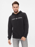 Худі чоловіче Calvin Klein Jeans J30J322551-BEH L Чорне (8719856760007) - зображення 1