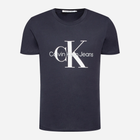 Koszulka męska bawełniana Calvin Klein Jeans J30J320935-CHW L Granatowa (8719855869282) - obraz 5