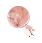 Kabel zwijany Richmond&Finch USB Type A-Apple Lightning 0.9 m Pink (7350076895929) - obraz 1