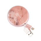 Kabel zwijany Richmond&Finch USB Type-C-micro-USB 0.9 m Pink (7350076896001) - obraz 1