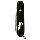 Швейцарский нож Victorinox SPARTAN ZODIAC 91мм/12 функций, черные накладки, Шустрый Кролик белый - изображение 4