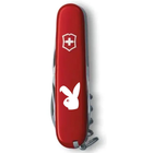 Швейцарський ніж Victorinox SPARTAN ZODIAC 91мм/12 функцій, червоні накладки, Бойовий Кролик білий - зображення 4